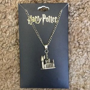 Harry Potter castle necklace